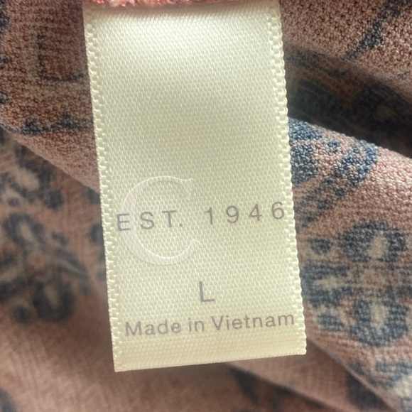 EST. 1946 Floral Boho Flutter Sleeve Off Shoulder Romper Stretch Size Large. - Picture 7 of 9